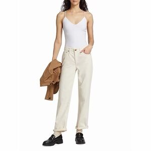 New w/ Tags Rag & Bone Ecru Boyfriend Jeans size 28